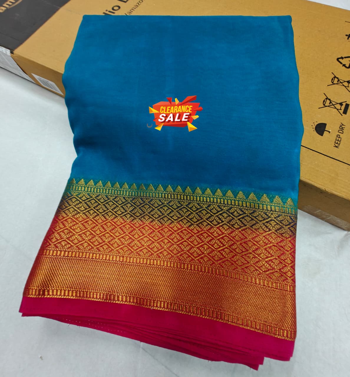 Big Offer Clearance Sale Very Soft And Comfortable To Wear Any Weather Designer Saree