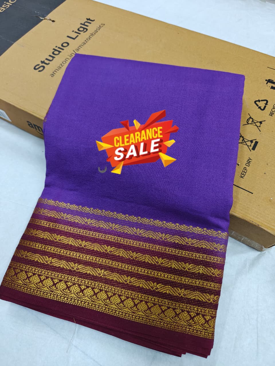 Big Offer Clearance Sale Very Soft And Comfortable To Wear Any Weather Designer Saree