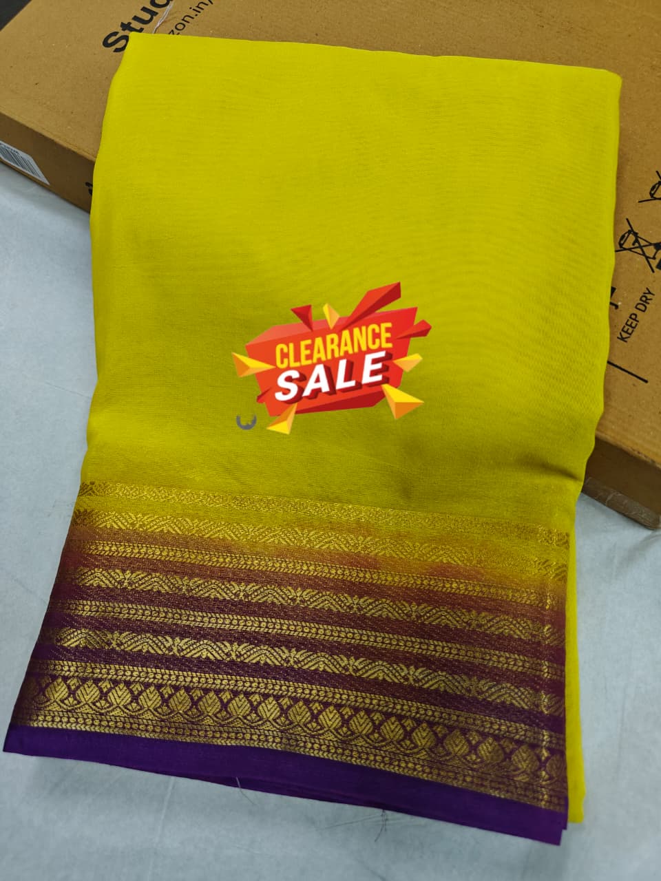 Big Offer Clearance Sale Very Soft And Comfortable To Wear Any Weather Designer Saree
