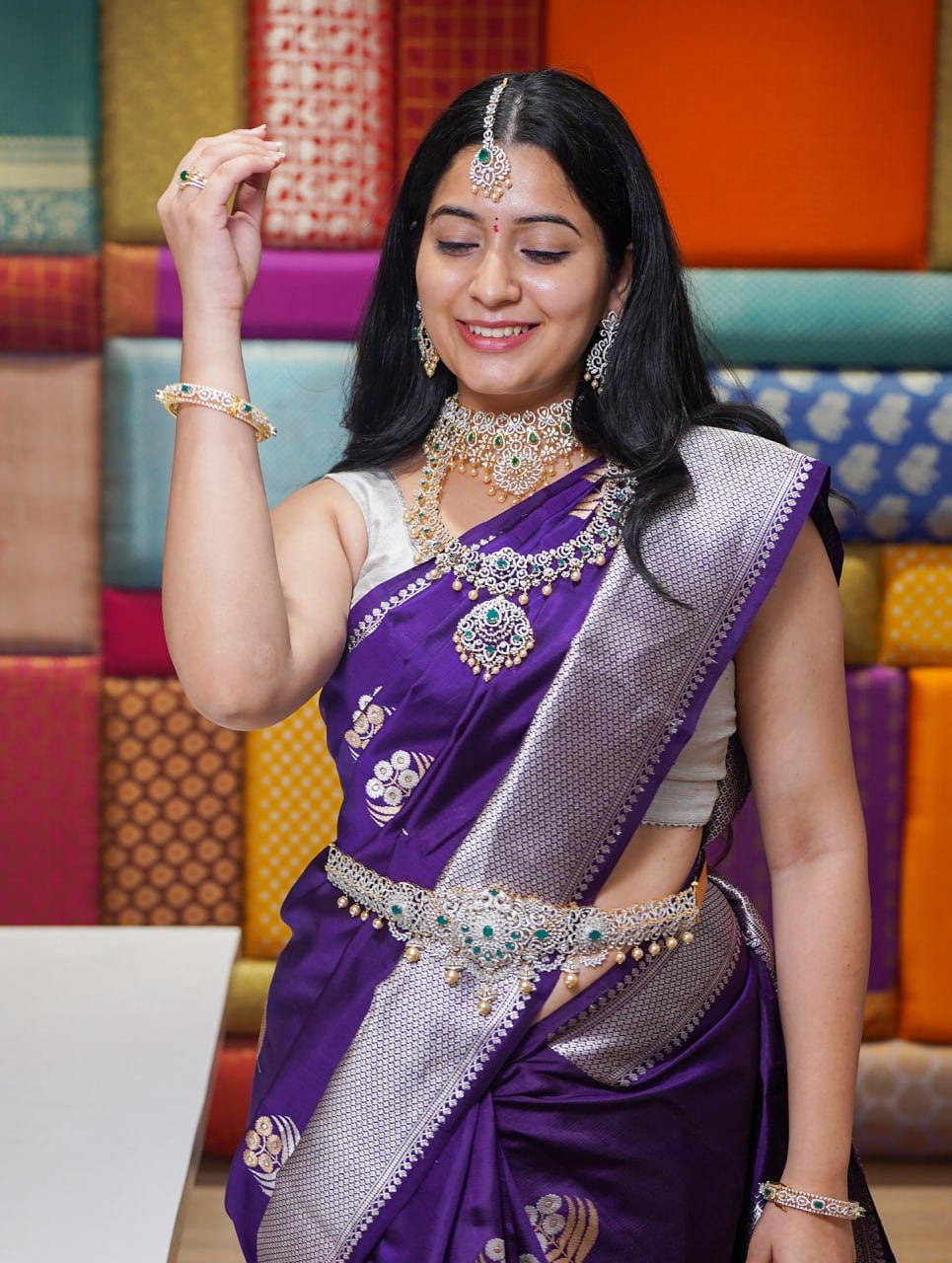 New Beautiful Look Designer Look Soft Silk With designer Blouse