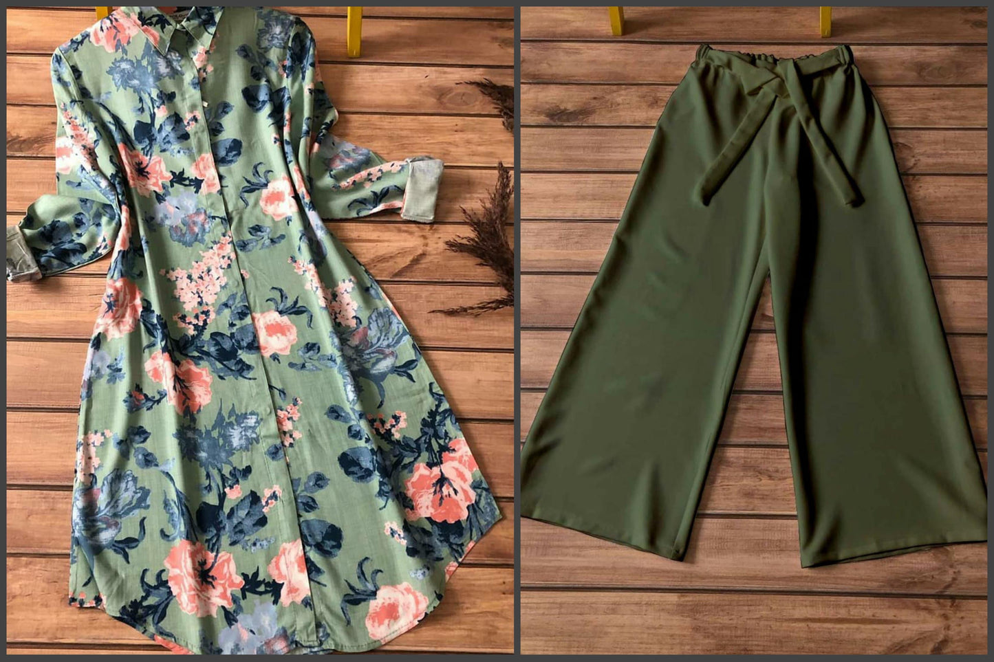 New Stylish Rayon Kurti With Imported Stretchable Plazzo