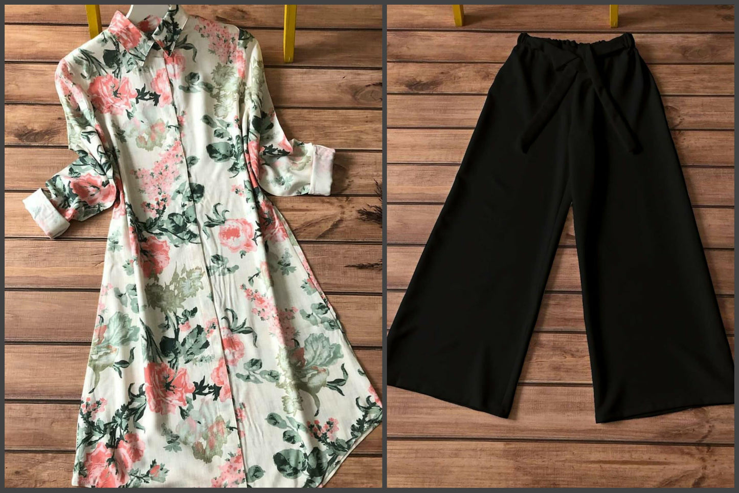 New Stylish Rayon Kurti With Imported Stretchable Plazzo