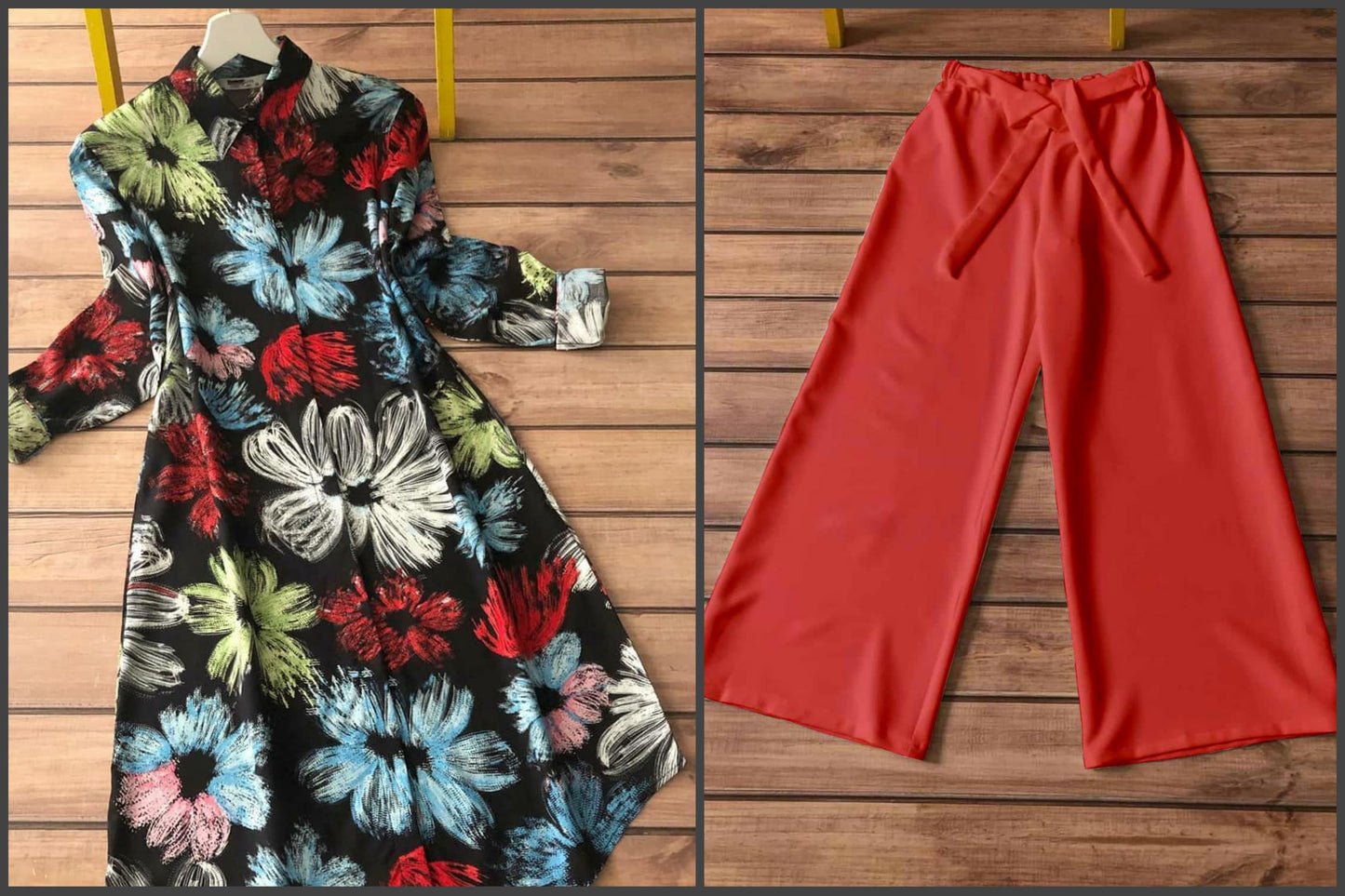 New Stylish Rayon Kurti With Imported Stretchable Plazzo