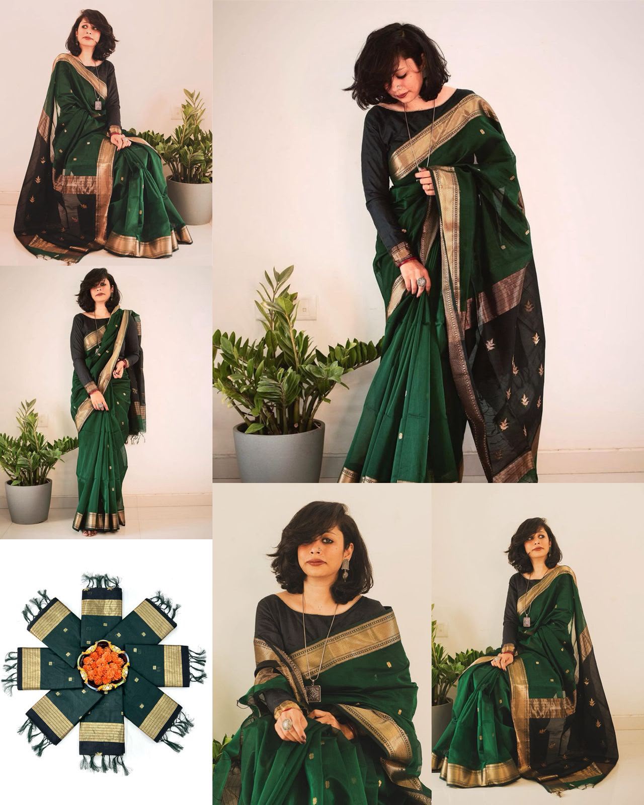 Stunning Look Soft Banarasi Silk Designer Saree With Blouse