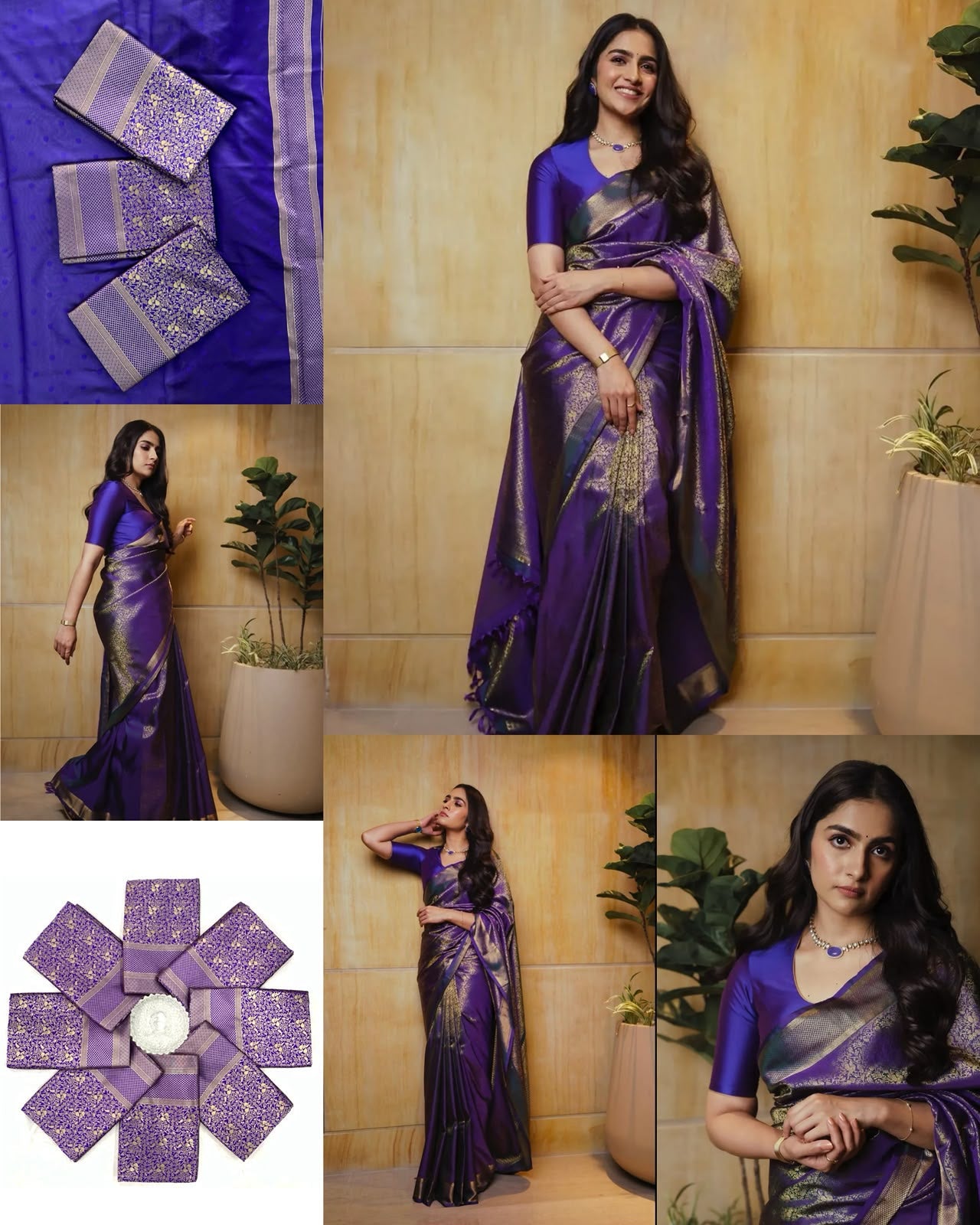 Beautiful Look Soft Silk Designer Saree With Blouse