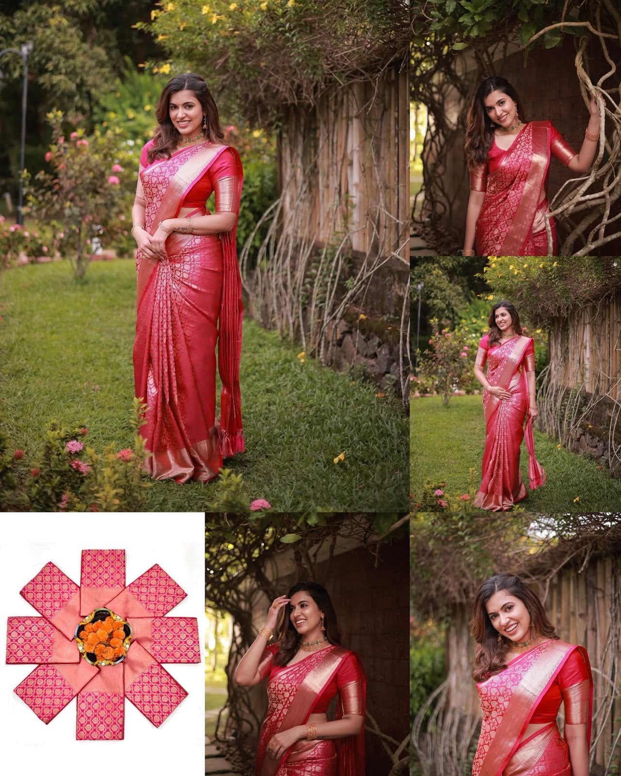 Beautiful Look Soft Silk Designer Saree With Blouse