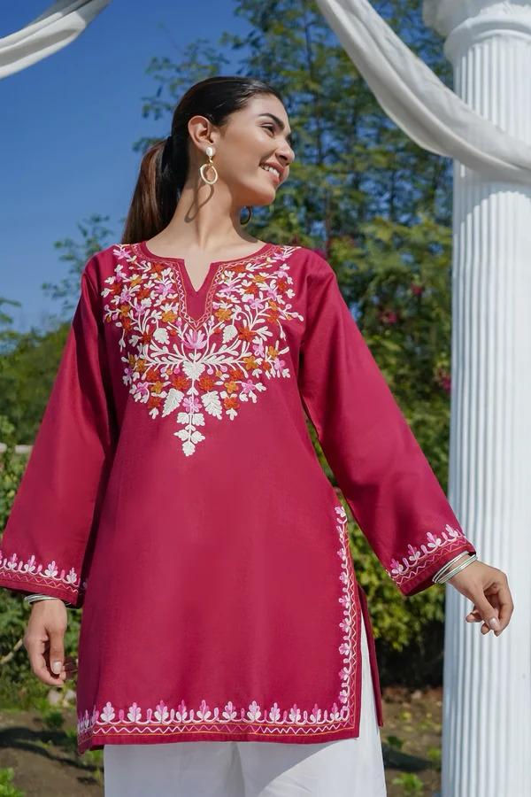Fancy Cotton Kurtis For Office, College & Everyday Short Kurti