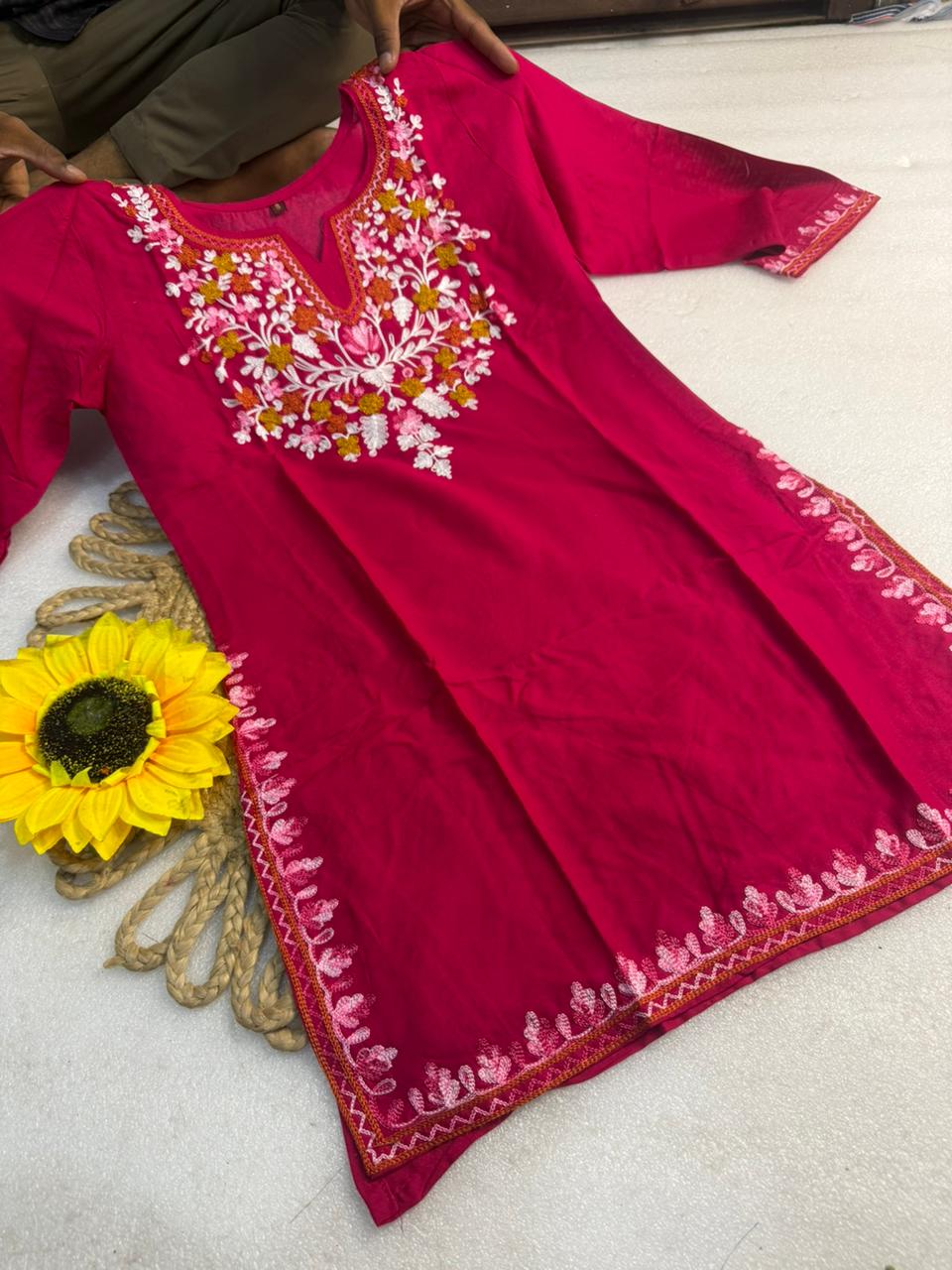 Fancy Cotton Kurtis For Office, College & Everyday Short Kurti
