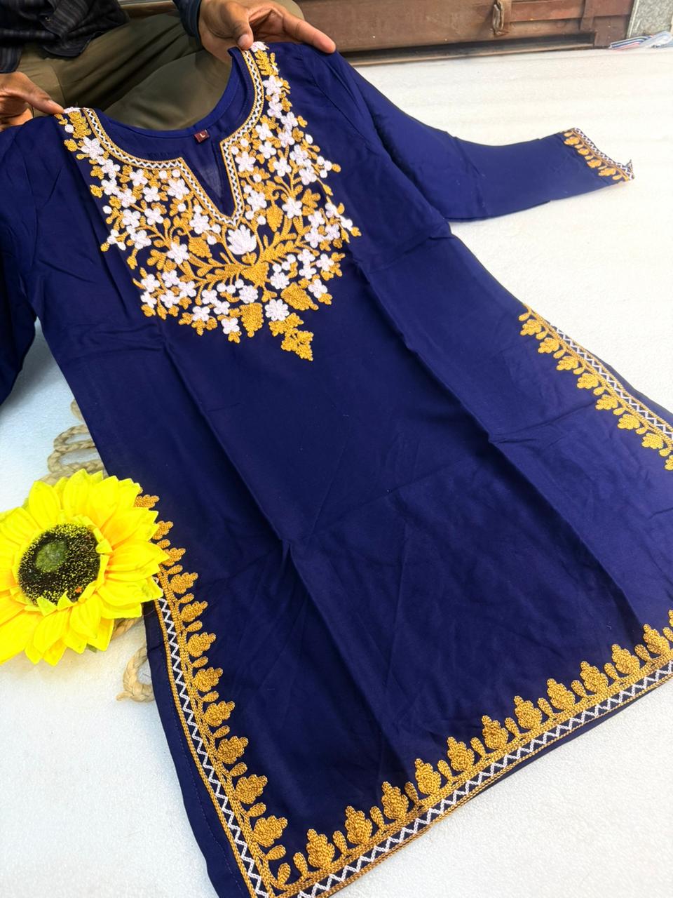 Fancy Cotton Kurtis For Office, College & Everyday Short Kurti