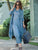 Premium Feel Kurta Set with Dupatta Party Wear Ethnic Kurti Pant Set