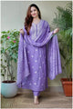 Stylish Embroidered Kurta Set with Dupatta Party Wear Ethnic Kurti Pant Set