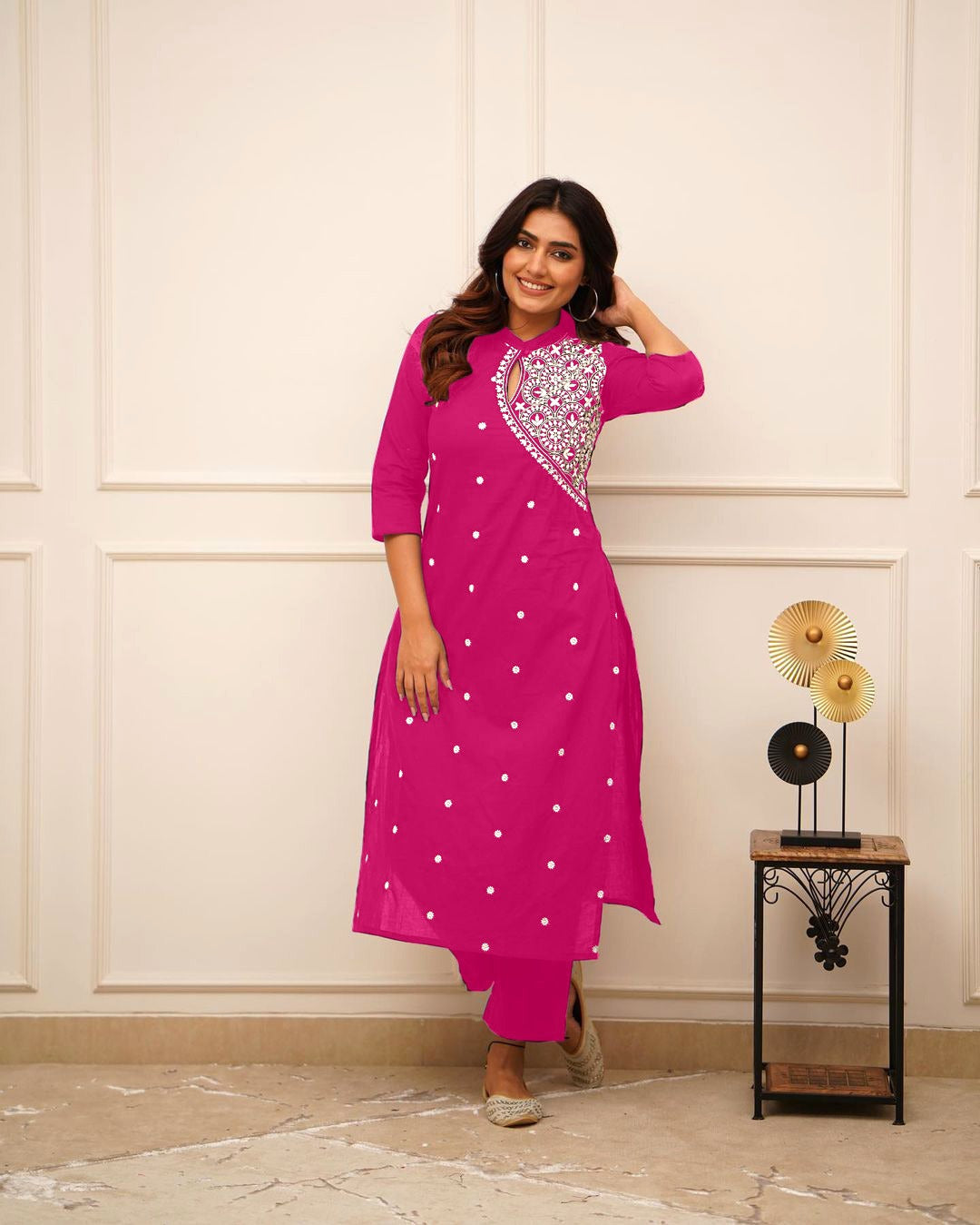 New Fancy Unique Designer Rayon Fully Work Kurti