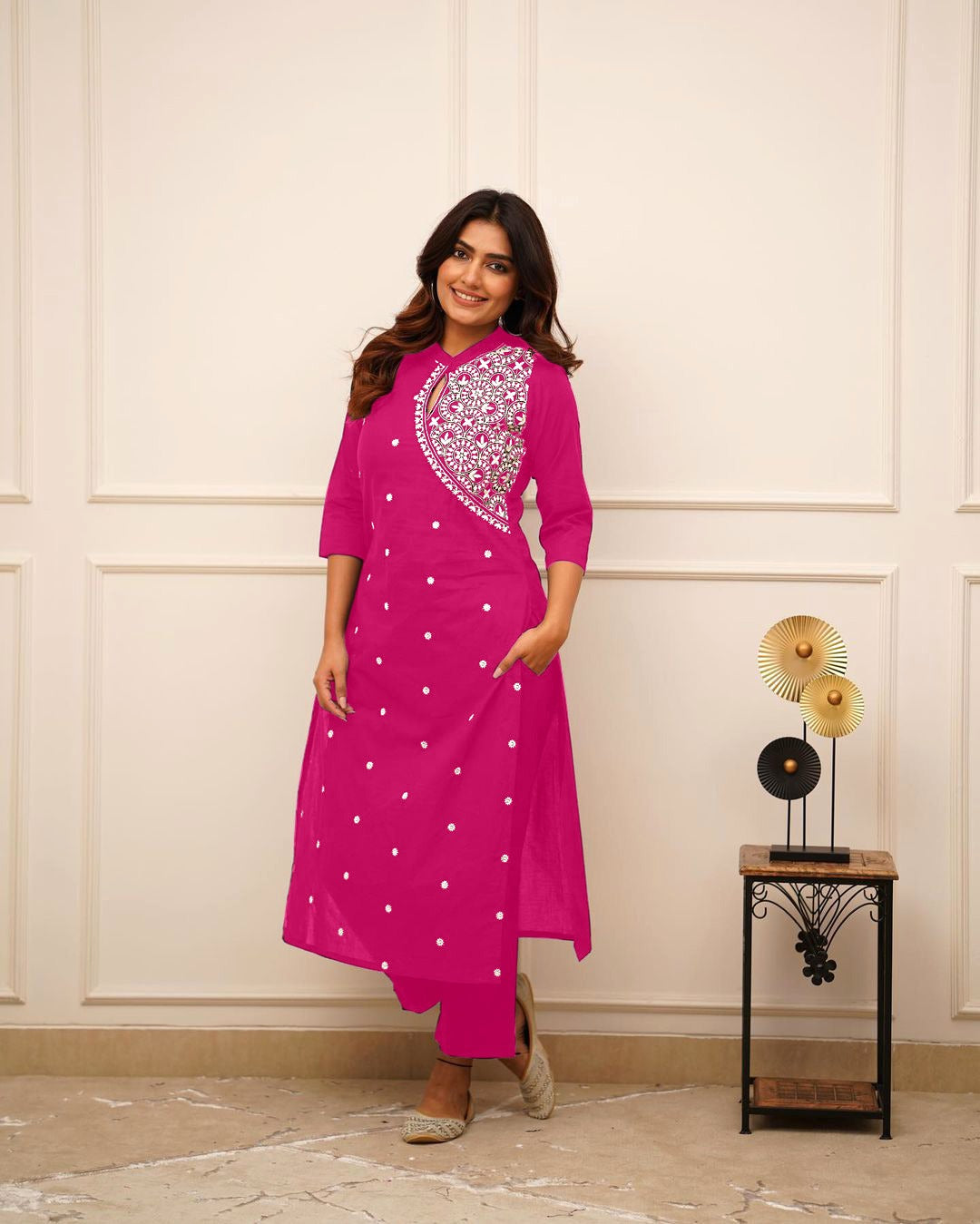 New Fancy Unique Designer Rayon Fully Work Kurti