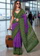 Latest and Exclusive Double weaving Printed Sarees