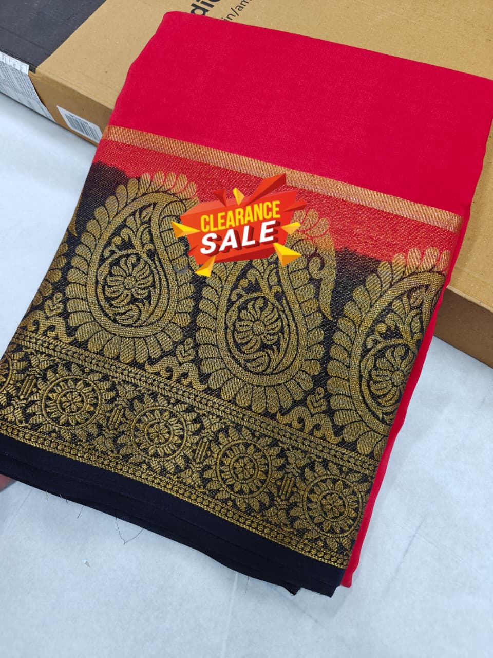 Big Offer Clearance Sale Very Soft And Comfortable To Wear Any Weather Designer Saree