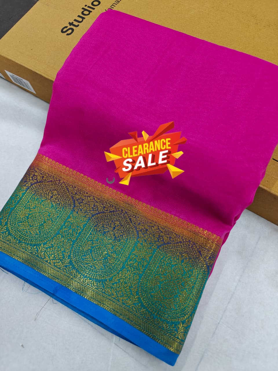 Big Offer Clearance Sale Very Soft And Comfortable To Wear Any Weather Designer Saree