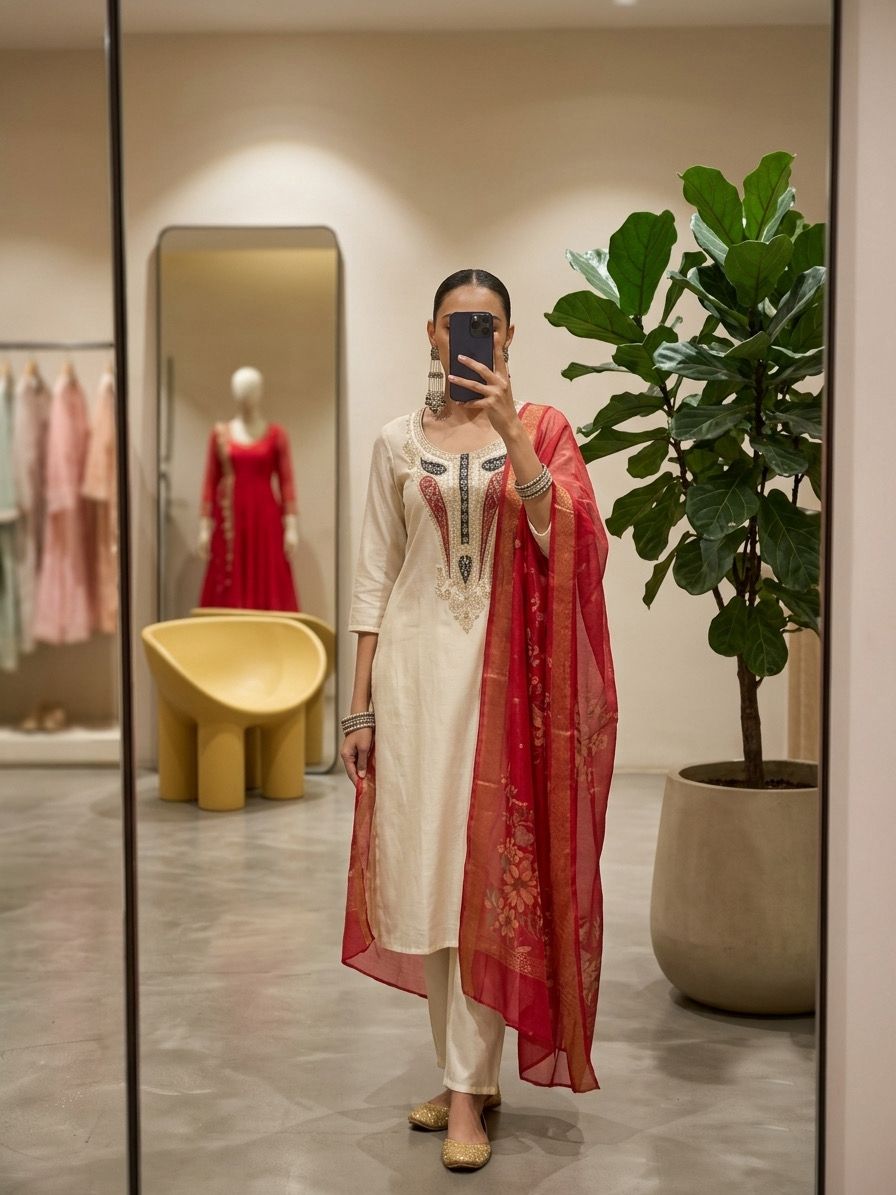 Classic Beautiful, Classic Three-Piece Ethnic Suit Sets