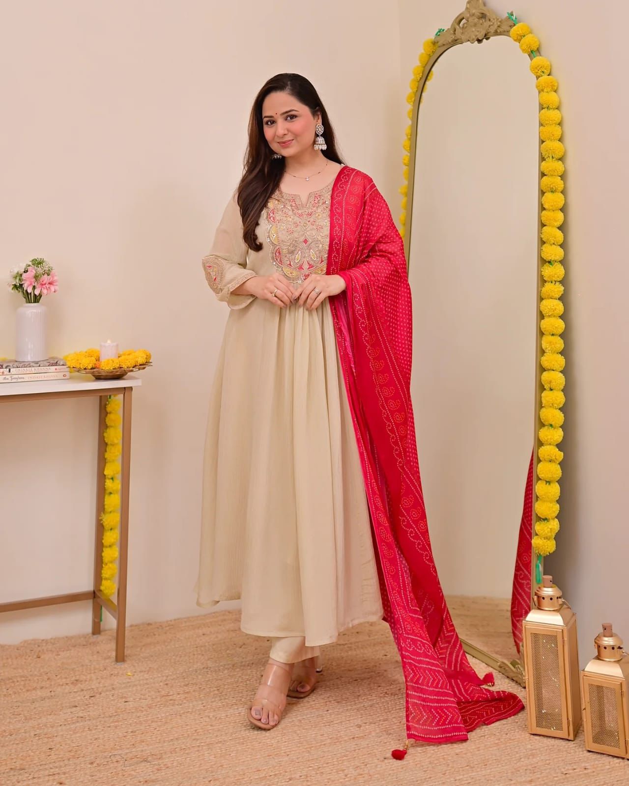 WOMEN'S PURE VICHITRA SILK GOWN SETS