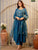Elegant Maslin Fabric Calf Length Straight Kurta Set