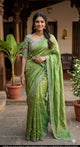 New Beautiful Look Designer Look Soft Silk With Heavy Siroski Work Blouse