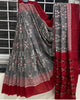 Rich Look New Arrivals Linen Saree With Digital Blouse