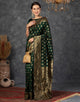 Beautiful Look Soft Banarasi Silk Designer Saree With Blouse