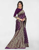 Beautiful Look Soft Banarasi Silk Designer Saree With Blouse