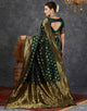 Beautiful Look Soft Banarasi Silk Designer Saree With Blouse
