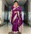 Beautiful Look Soft Banarasi Silk Designer Saree With Blouse