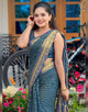 Stunning Look Soft Banarasi Silk Designer Saree With Blouse