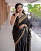 Stunning Look Soft Banarasi Silk Designer Saree With Blouse