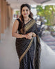 Stunning Look Soft Banarasi Silk Designer Saree With Blouse