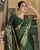 Stunning Look Soft Banarasi Silk Designer Saree With Blouse