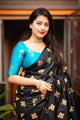 Stunning Look Soft Banarasi Silk Designer Saree With Blouse