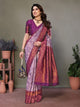 New Designer Look Soft Banarasi Silk Designer Saree With Blouse
