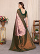 New Designer Look Soft Banarasi Silk Designer Saree With Blouse