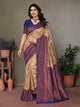 Stunning Look Soft Banarasi Silk Designer Saree With Blouse