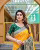 Rich Look Soft Banarasi Silk Designer Saree With Blouse