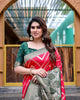 Beautiful Soft Silk Designer Saree With Blouse