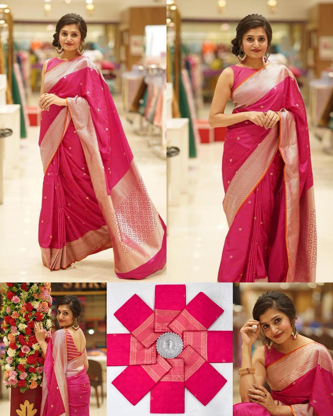 Attractive Look Soft Silk Designer Saree With Blouse