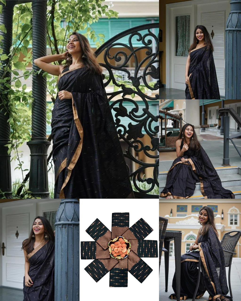 Beautiful Look Soft Silk Designer Saree With Blouse