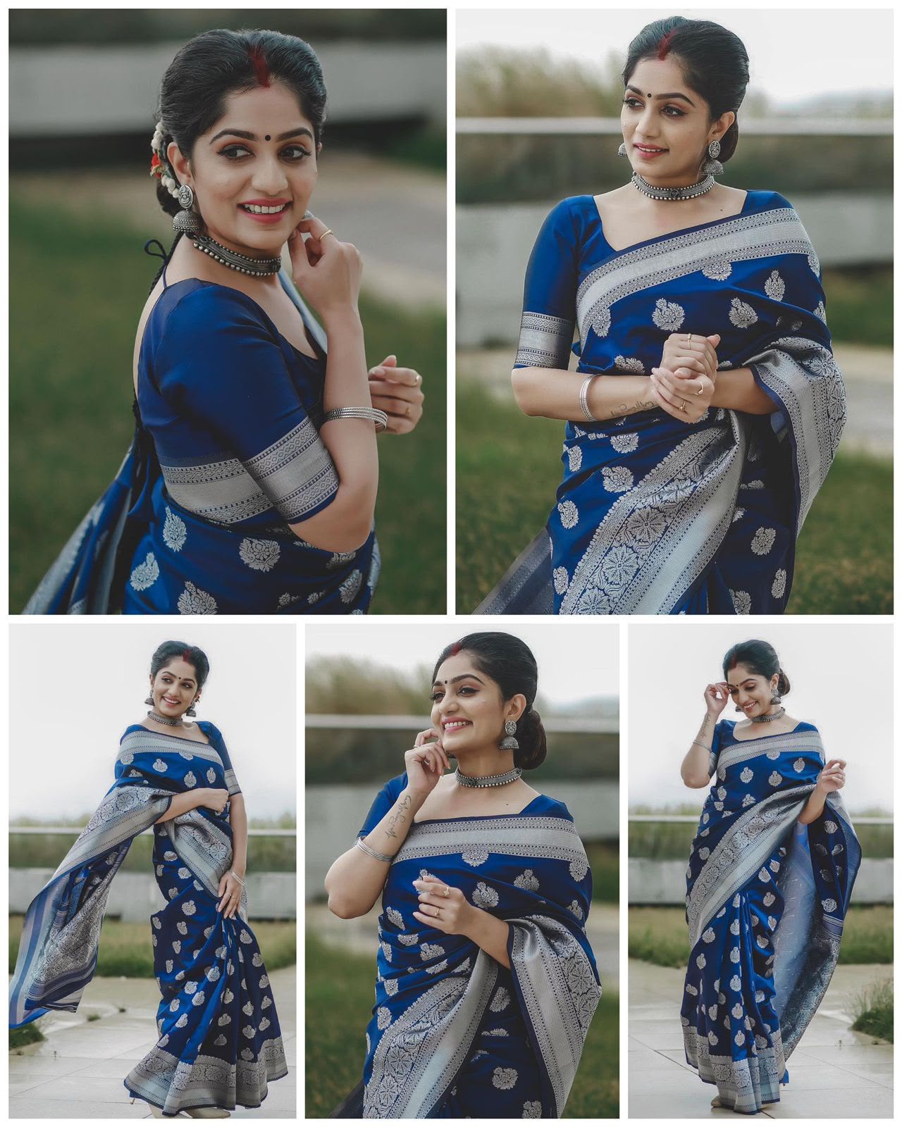Stunning Look Soft Silk Designer Saree With Blouse