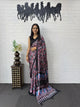 SupeDesign Lunch Real Mirror Work Semi Gajji Silk Soft and Smooth Saree