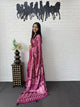 SupeDesign Lunch Real Mirror Work Semi Gajji Silk Soft and Smooth Saree