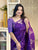 Stunning Look Soft Silk Designer Saree With Blouse